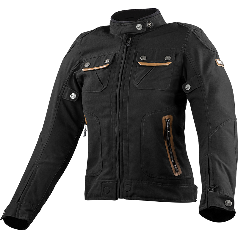 [64030C0012XS] LS2 BULLET LADY JACKET BLACK (XS)