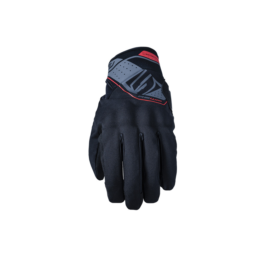 [GF5RSWP308] Guantes Five Rs Wp Negro / Rojo (S)