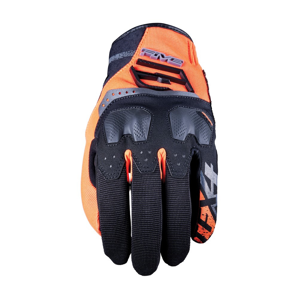 [GF5TFX400507] Guantes Five Tfx4 Negro / Naranja Fluor (XS)