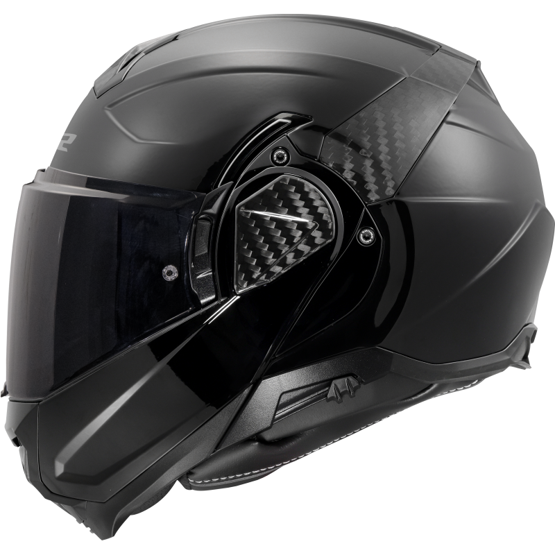 [569101012XS] LS2 FF910 ADVANT II SOLID Brillo Negro (XS)