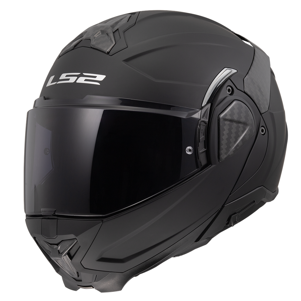 Casco Moto Modular LS2 FF910 Advant II Sólido Mate Negro