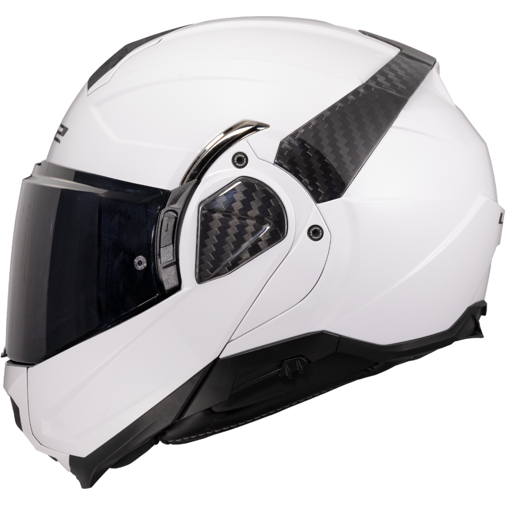 Casco Moto Modular LS2 FF910 Advant II Sólido Blanco
