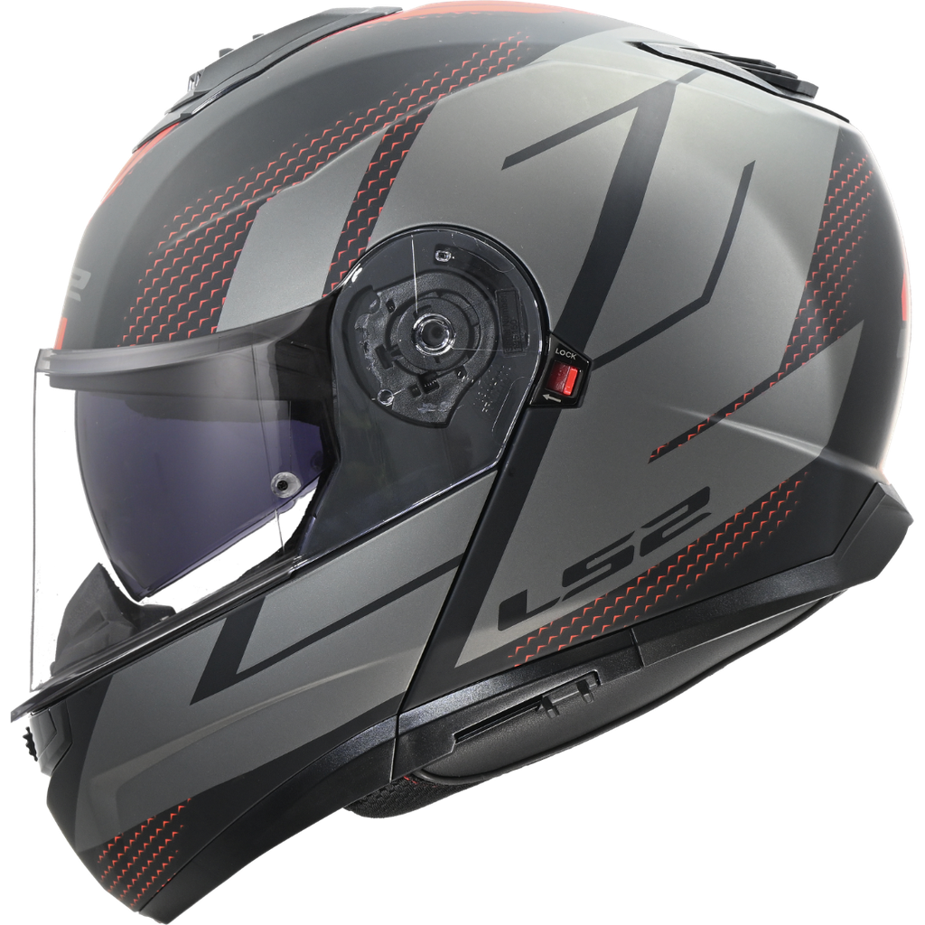 [569082411XS] Casco Moto Modular LS2 FF908 Strobe II Code Negro Gris (XS)
