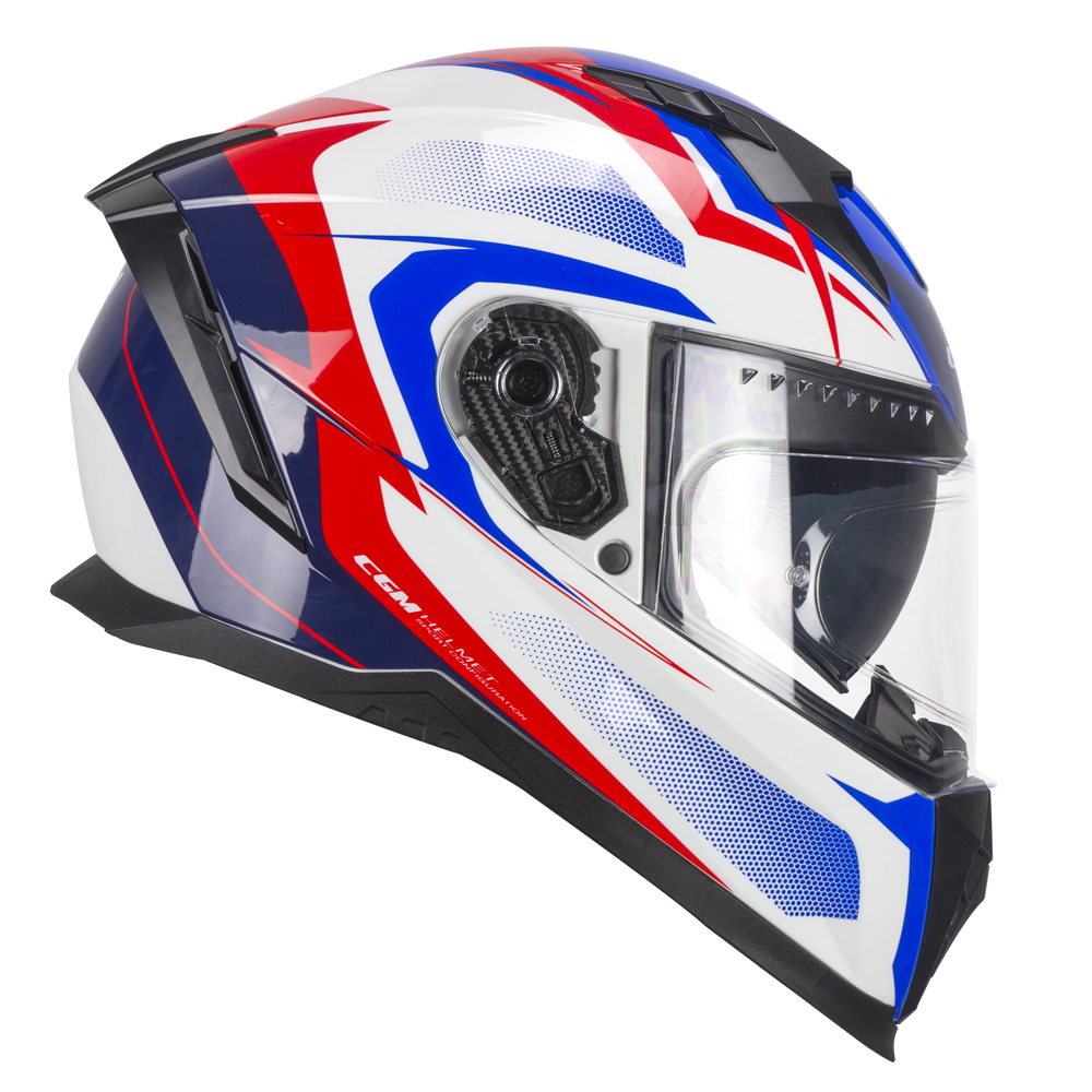 [311G-ALV-79 A1] Casco Integral CGM 311G Blast Sport Blanco Azul (XS)
