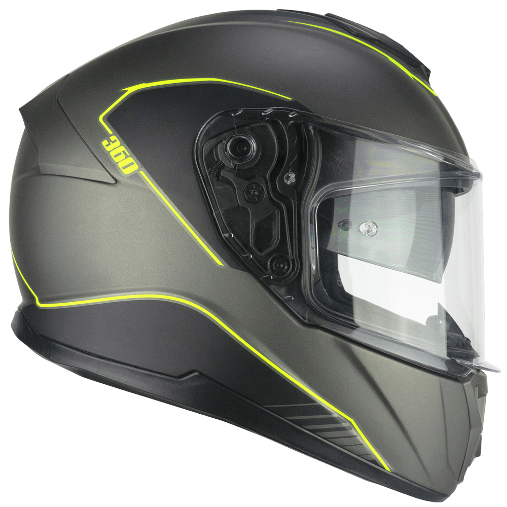 CGM 360G Kad Ride Grafito Amarillo Fluorescente Mate