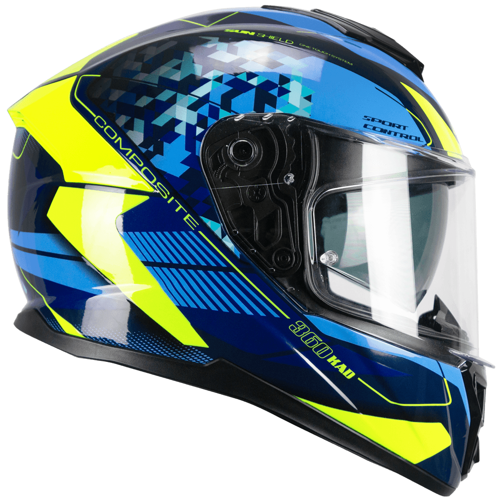 [360S-ALV-93 A1] CGM 360S Kad Race Azul Fluorescente Amarillo (XS)