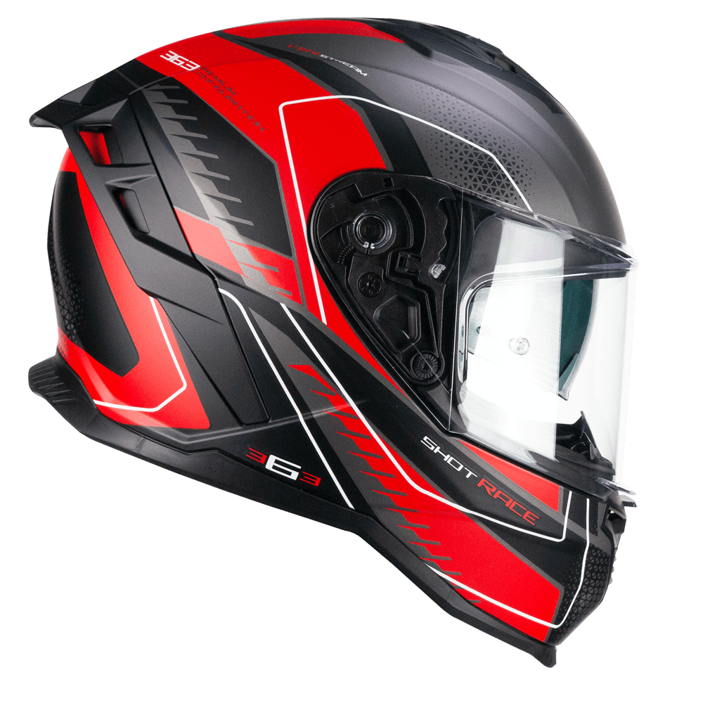 [363G-ALV-03 A1] Casco Integral CGM 363G Shot Race Antracita Rojo Mate (XS)