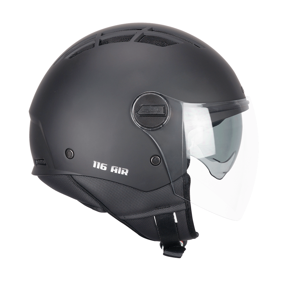 [116A-ALV-01 A1] Casco Jet CGM 116A AIR Mono Negro Mate (XS)