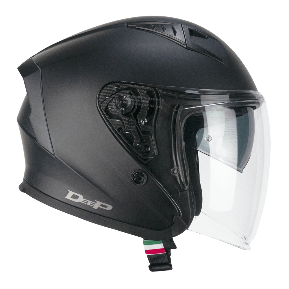 [127A-ALV-01 A1] Casco Jet CGM 127A Deep Mono Negro Mate (XS)