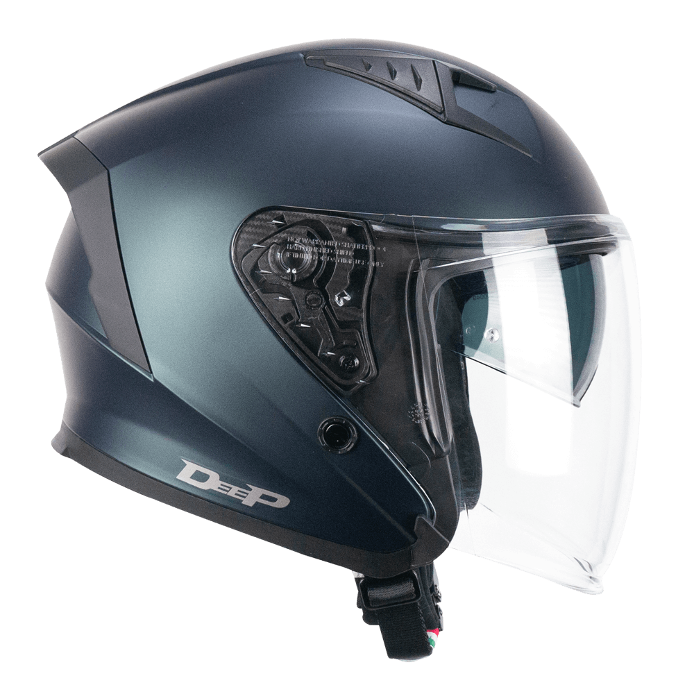 [127A-ALV-28 A1] Casco Jet CGM 127A Deep Mono Petróleo Satinado (XS)