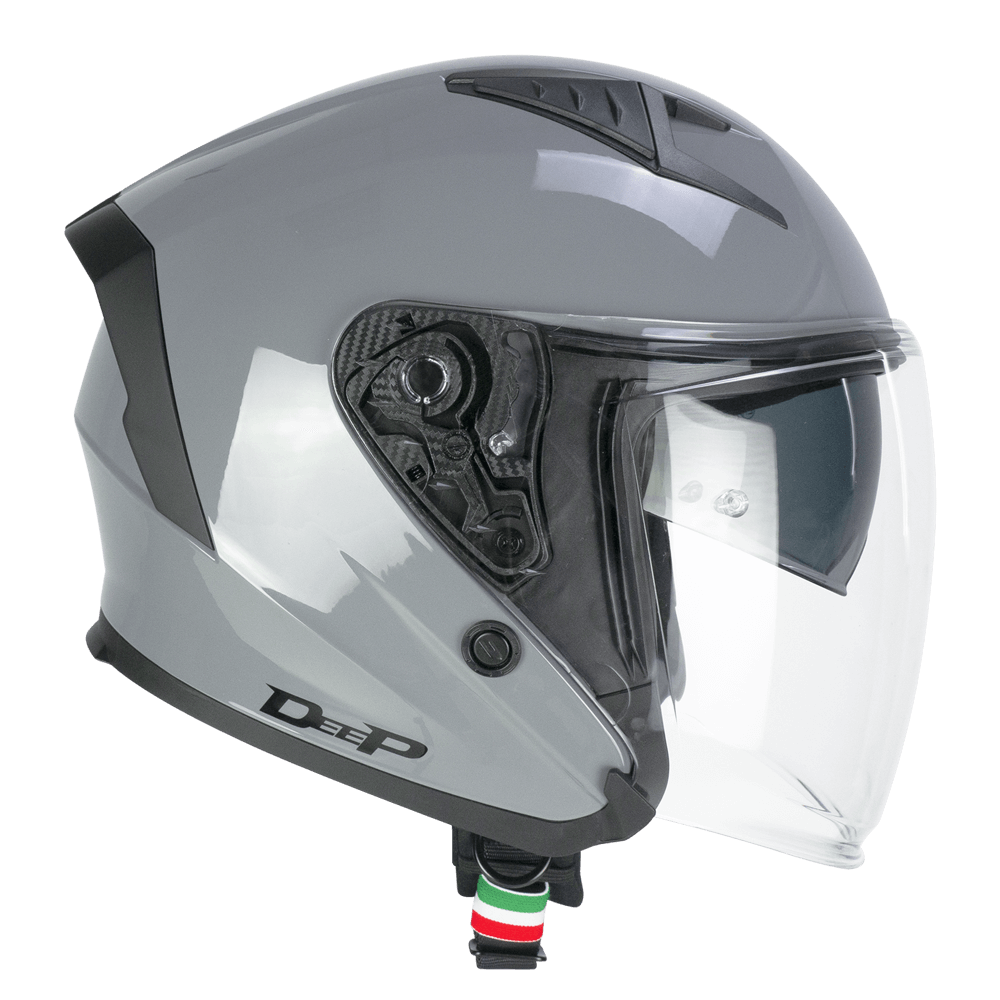 Casco Jet CGM 127A Deep Mono Gris