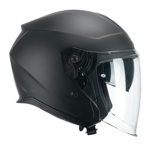 [136A-BLV-01 A1] Casco Jet CGM 136A RNA Mono Negro Mate (XS)