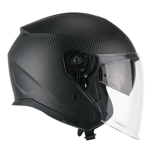 [136C-BLV-01 A1] Casco Jet CGM 136C RNA PRO Carbono Negro Mate (XS)