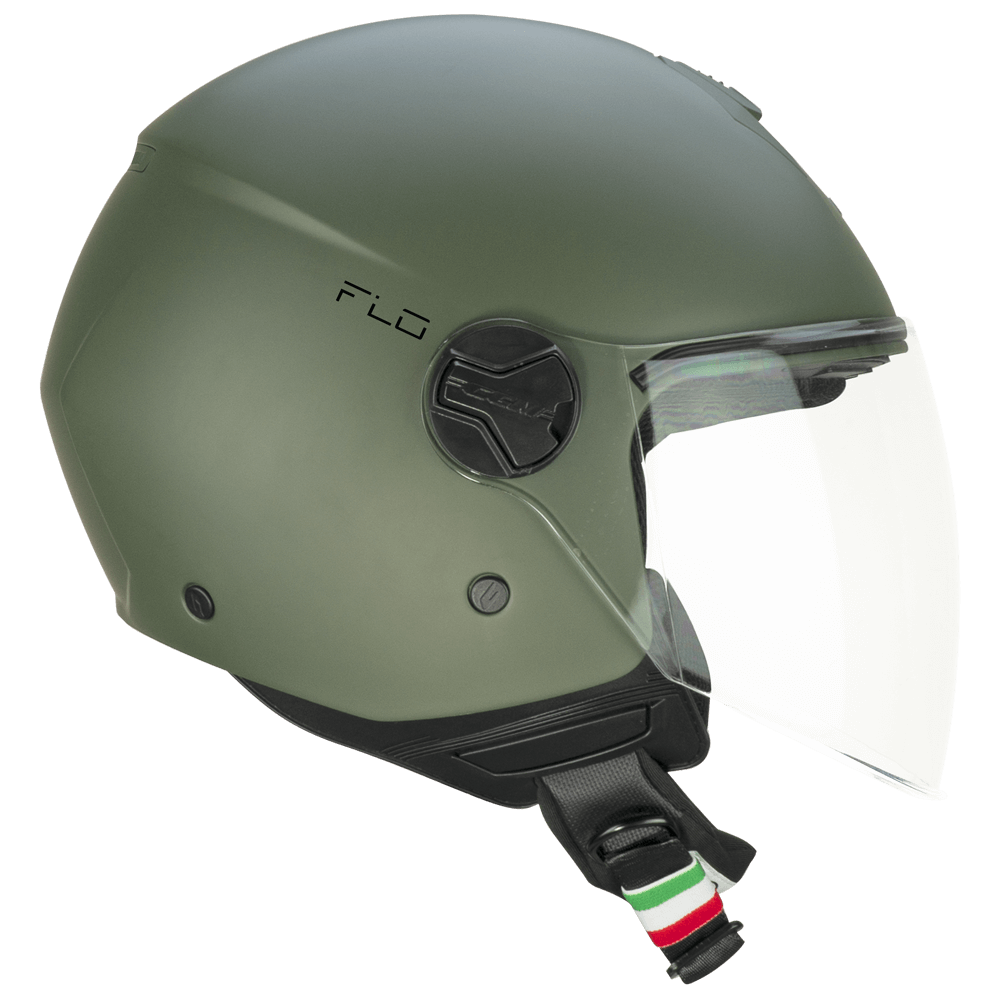 [167A-ALA-07 A0] Casco Jet CGM 167A FLO Mono Verde Mate Larga (XXS)