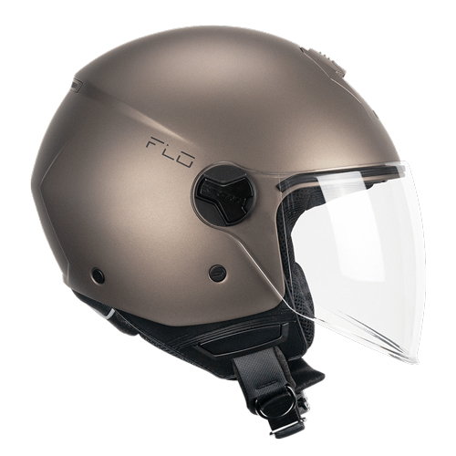 [167A-ALA-11 A0] Casco Jet CGM 167A FLO Mono Topo Satinado Larga (XXS)
