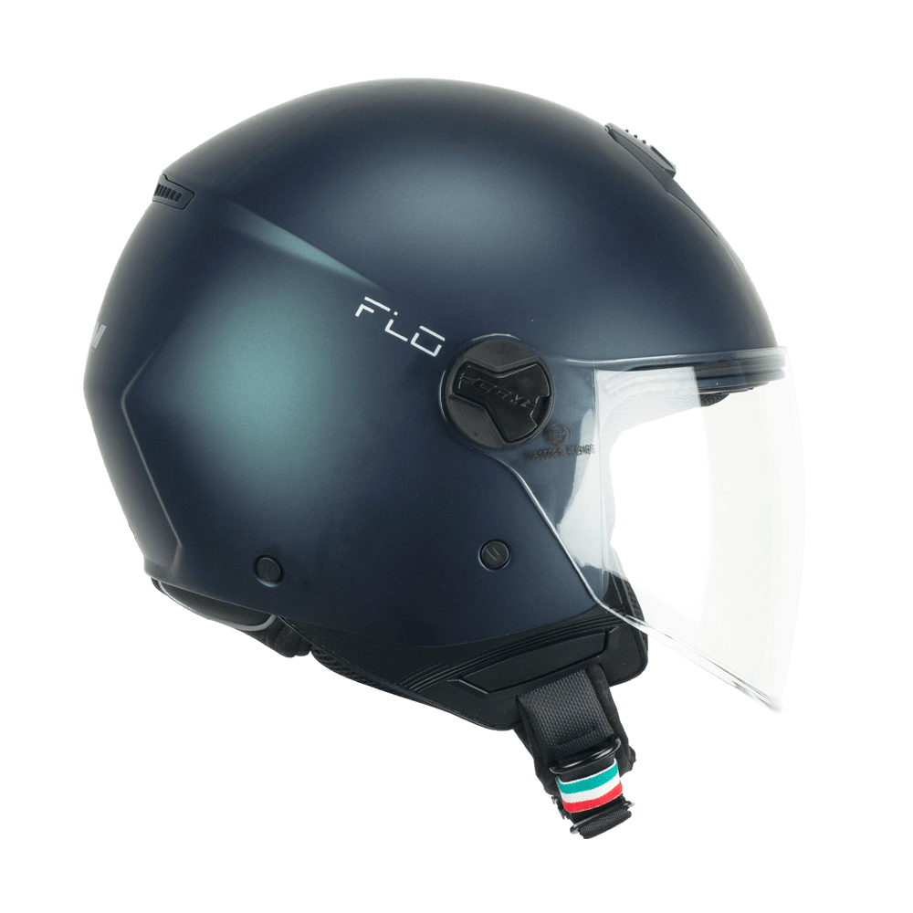 [167A-ALA-28 A0] Casco Jet CGM 167A FLO Mono Petróleo Satinado Larga (XXS)