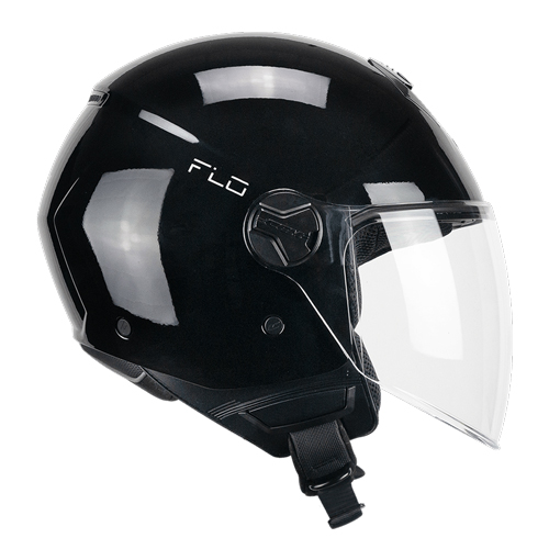 [167A-ALA-83 A0] Casco Jet CGM 167A FLO Mono Negro Larga (XXS)
