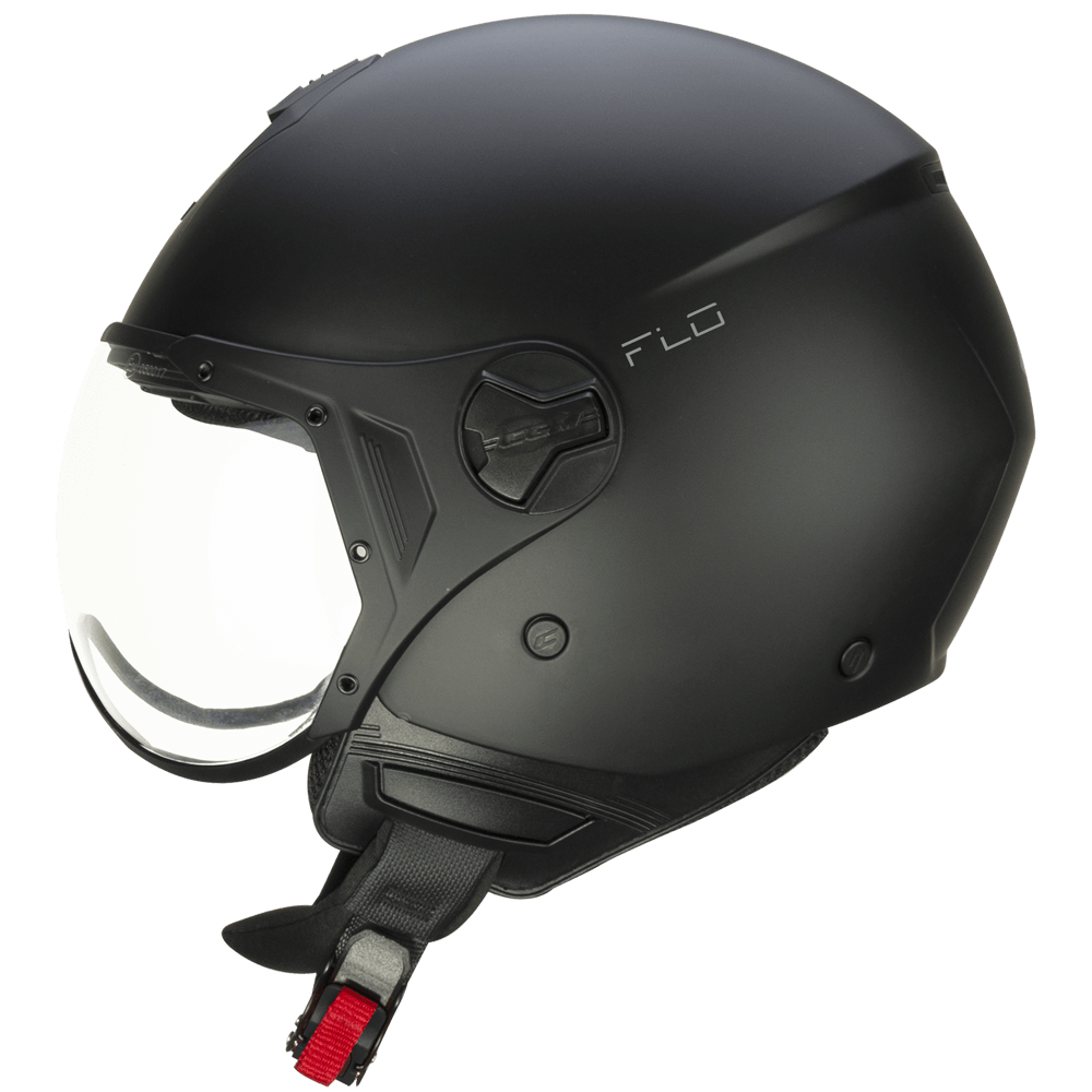 [167A-ASA-01 A0] Casco Jet CGM 167A FLO Mono Negro Mate Perfilada (XXS)