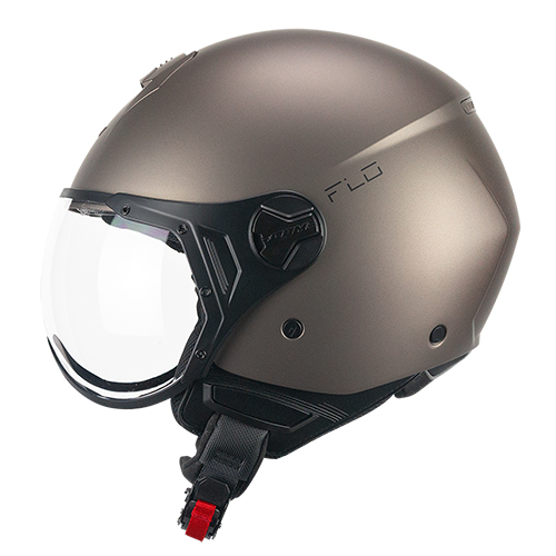 [167A-ASA-11 A0] Casco Jet CGM 167A FLO Mono Topo Satinado Perfilada (XXS)
