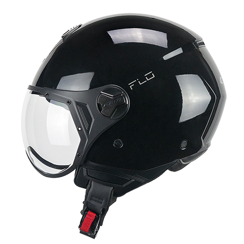 [167A-ASA-83 A0] Casco Jet CGM 167A FLO Mono Negro Perfilada (XXS)