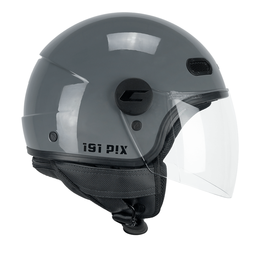[191A-ALA-78 A1] Casco Jet CGM 191A PIX Mono Gris Larga (XS)