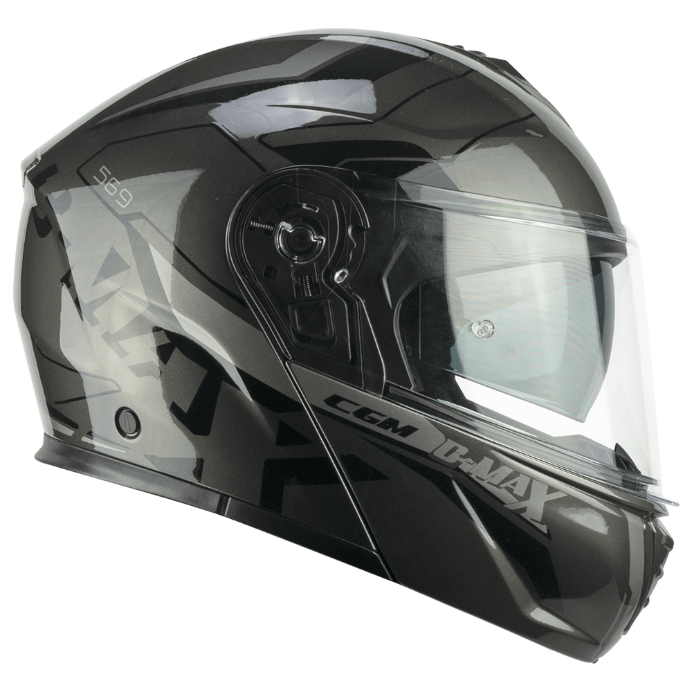 [569G-ALV-88 A1] Casco Modular CGM 569G C-max City Grafito Negro (XS)