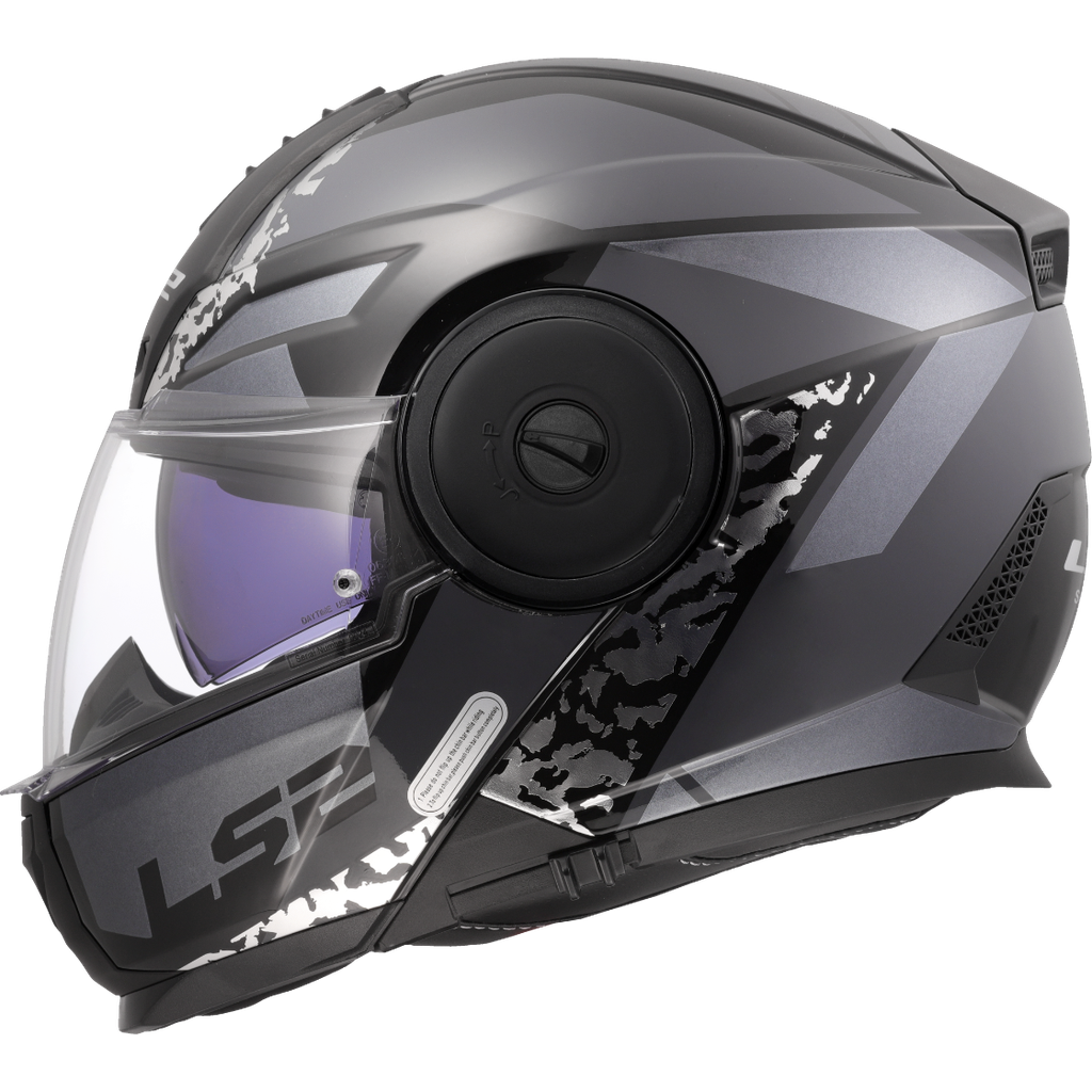 [569022608XS] LS2 FF902 SCOPE II OXYD TITANIUM-06 Negro (XS)