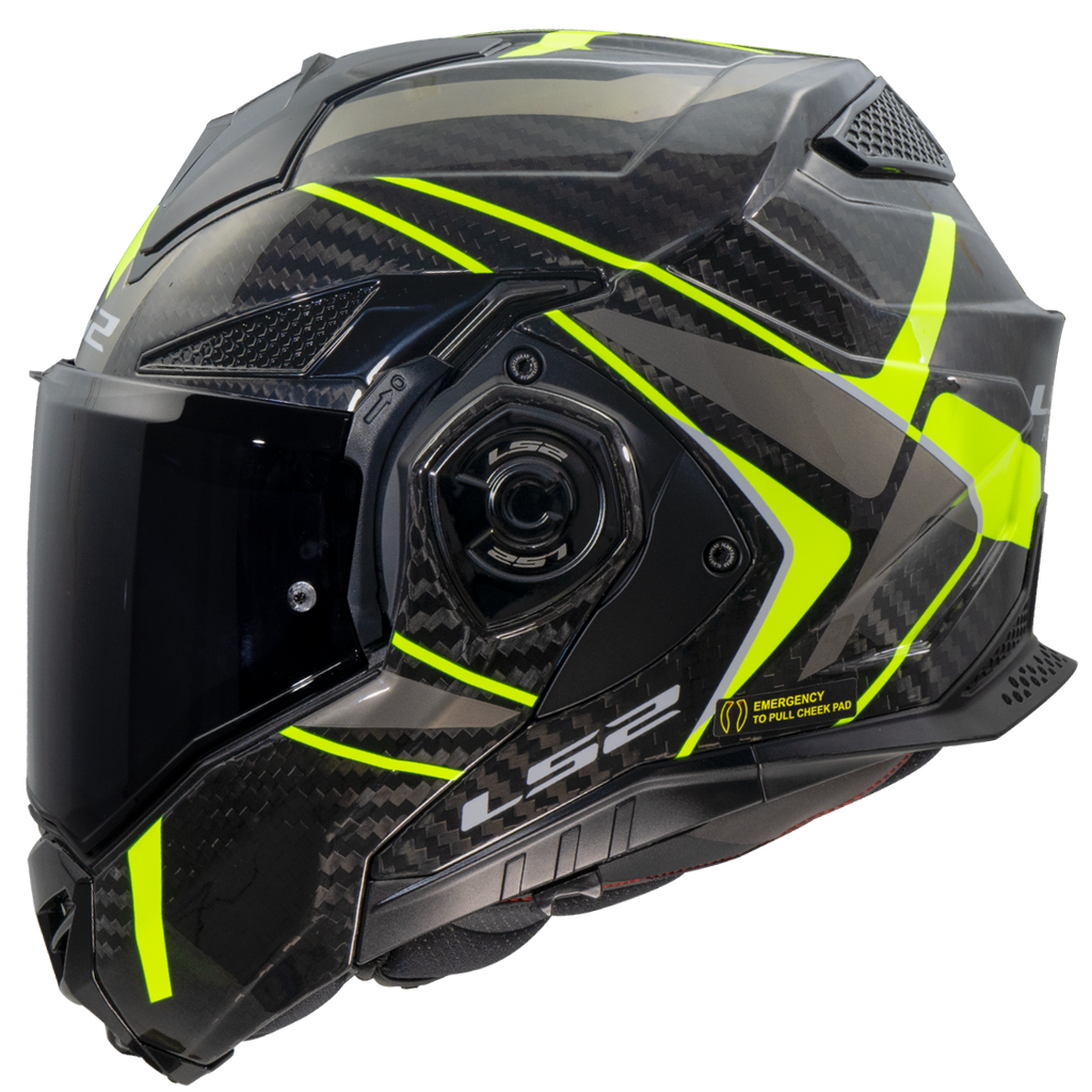[569015654XS] Casco Moto Modular LS2 FF901 Advant X C Future II Amarillo (XS)