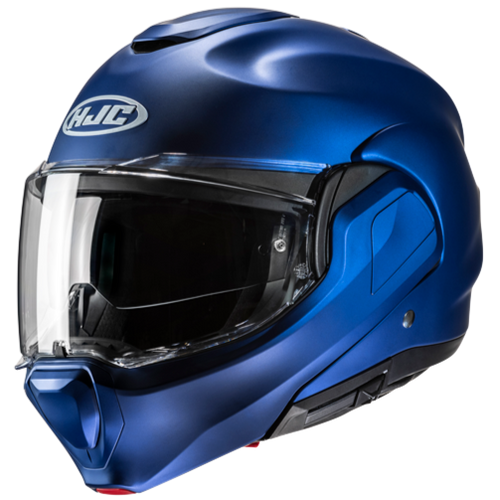 Casco HJC F100 Azul Metálico Semibrillante