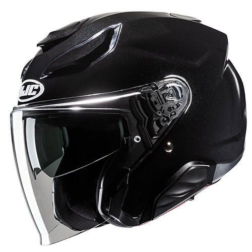 HJC F31 NOIR METAL / METAL BLACK