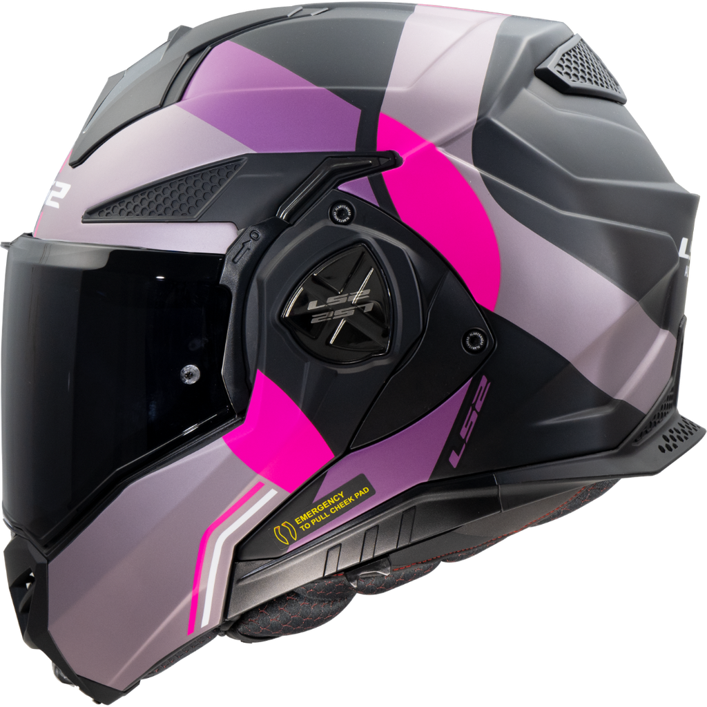 [569012465XS] Casco Moto Modular LS2 FF901 Advant X Ultra Gris Morado (XS)