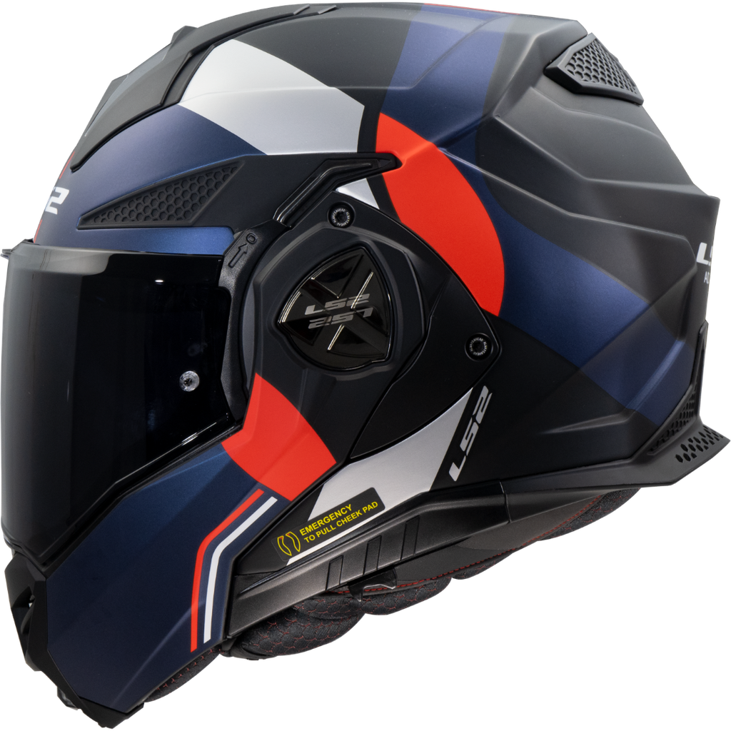 [569012425XS] Casco Moto Modular LS2 FF901 Advant X Ultra Azul Rojo (XS)
