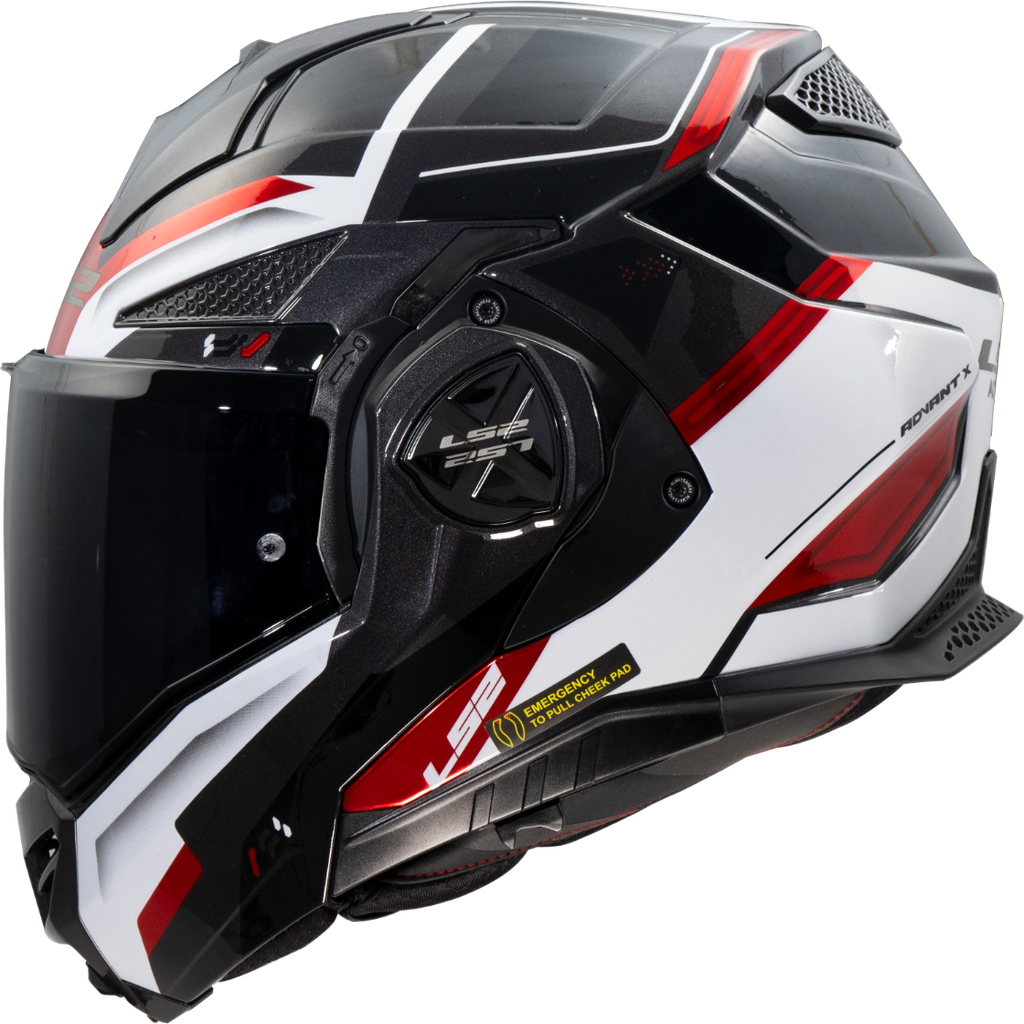 [569012102XS] LS2 FF901 ADVANT X SPECTRUM RED-06 Negro Blanco (XS)