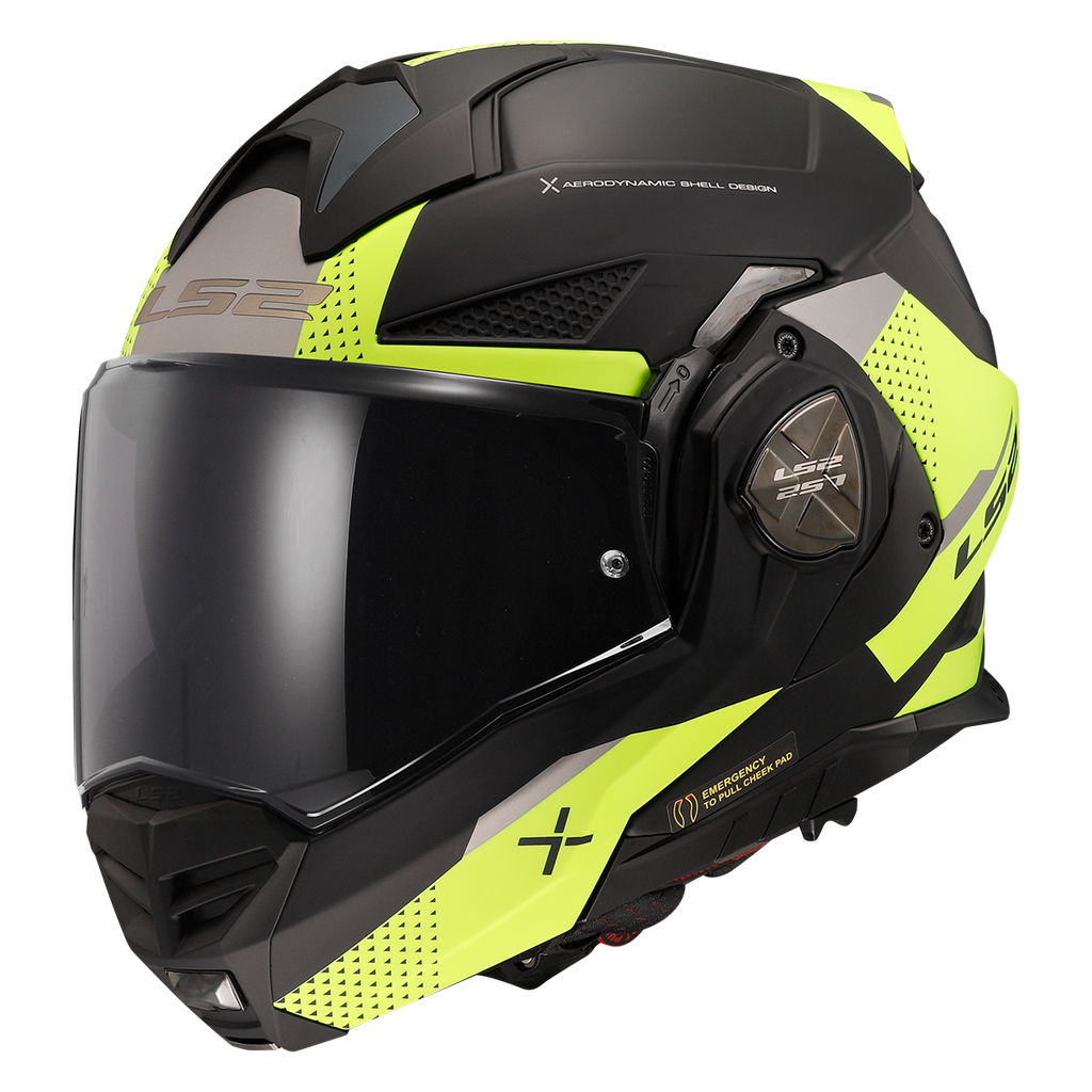 [569012053XS] Casco Moto Modular LS2 FF901 Advant X Oblivion Mate Negro (XS)