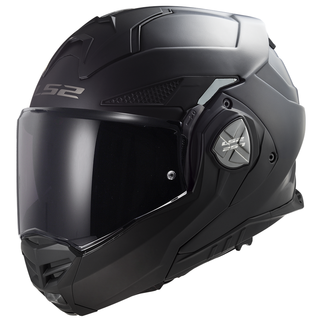 Casco Moto Modular LS2 FF901 Advant X Sólido Mate Negro