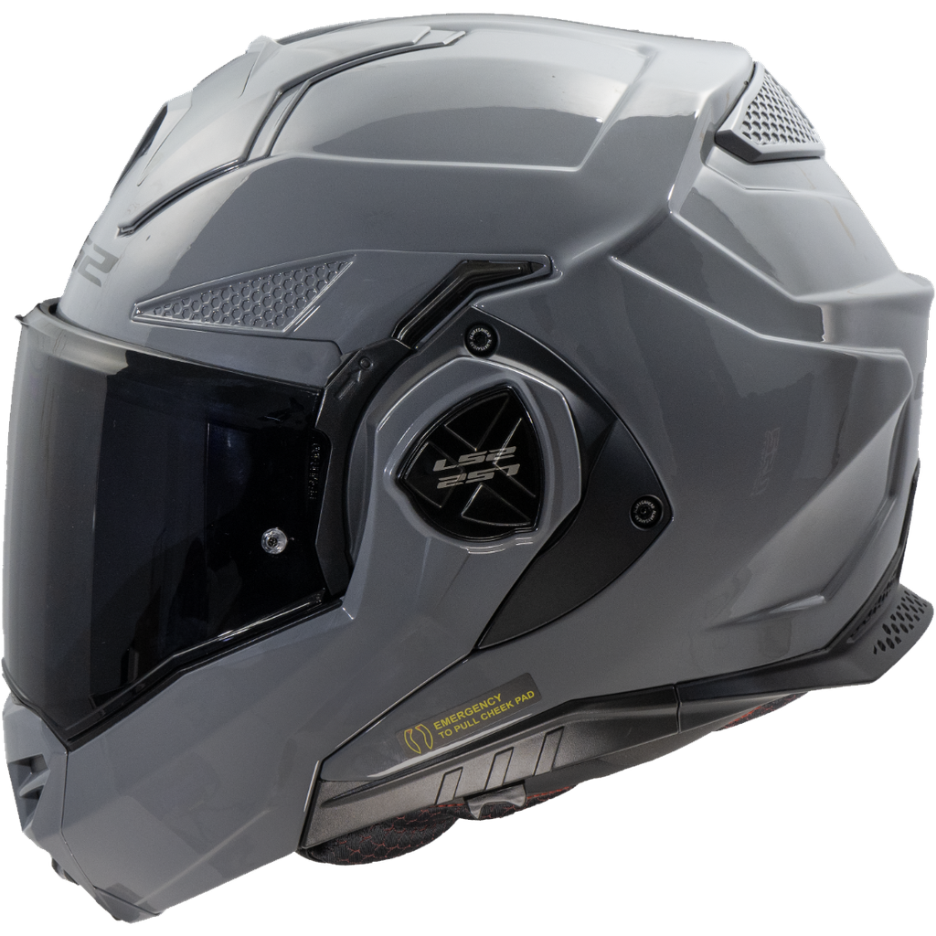 Casco Moto Modular LS2 FF901 Advant X Sólido Nardo Gris