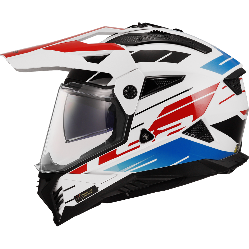 [467022102XS] LS2 MX702 PIONEER II NAMIB RED-06 Blanco Azul (XS)