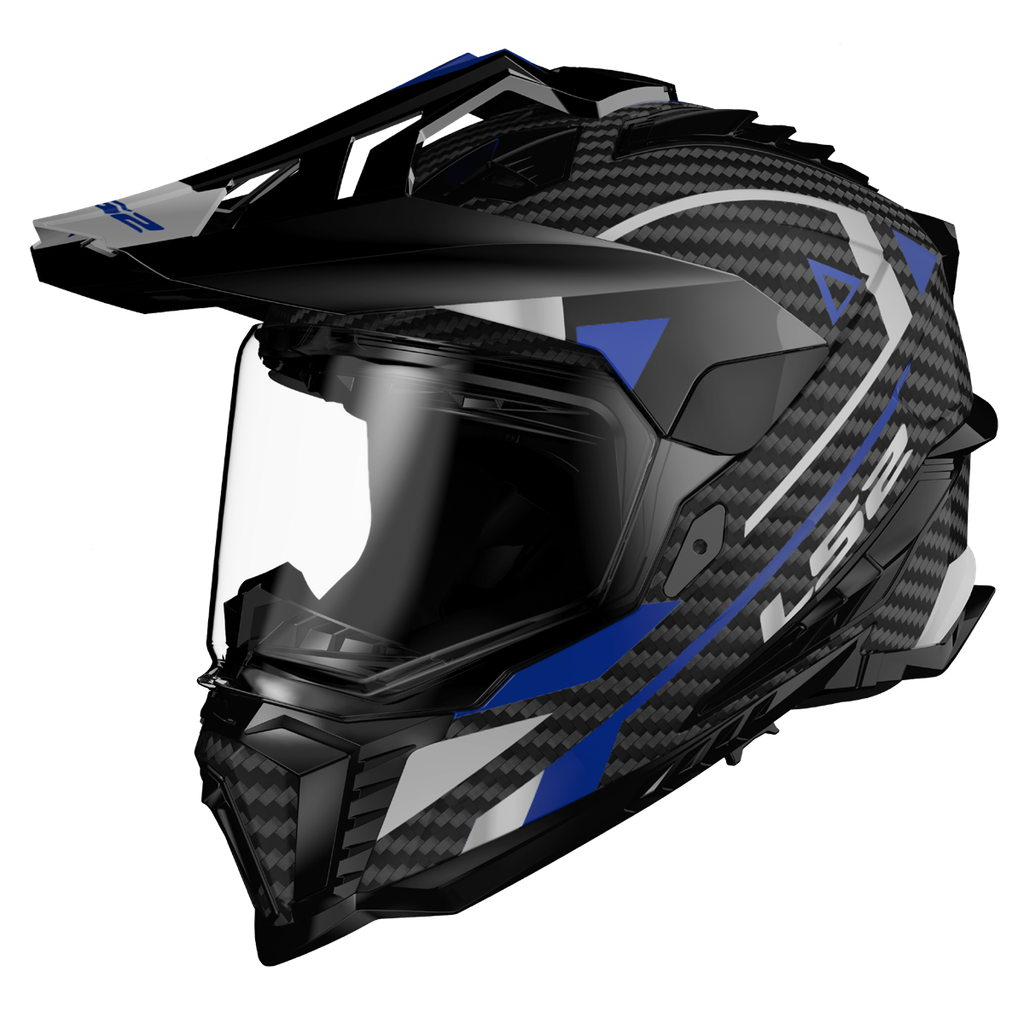 [467016326XS] Casco Moto Cross LS2 MX701 Explorer C Adventure Azul (XS)