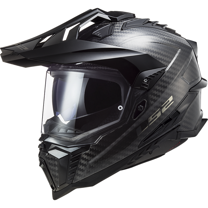 [467015099XS] Casco Moto Cross LS2 MX701 C Explorer Brillo Carbono (XS)
