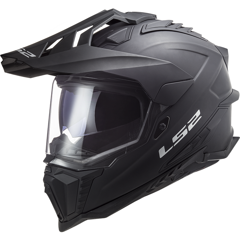 [467011011XS] Casco Moto Cross LS2 MX701 Explorer Sólido Mate Negro (XS)