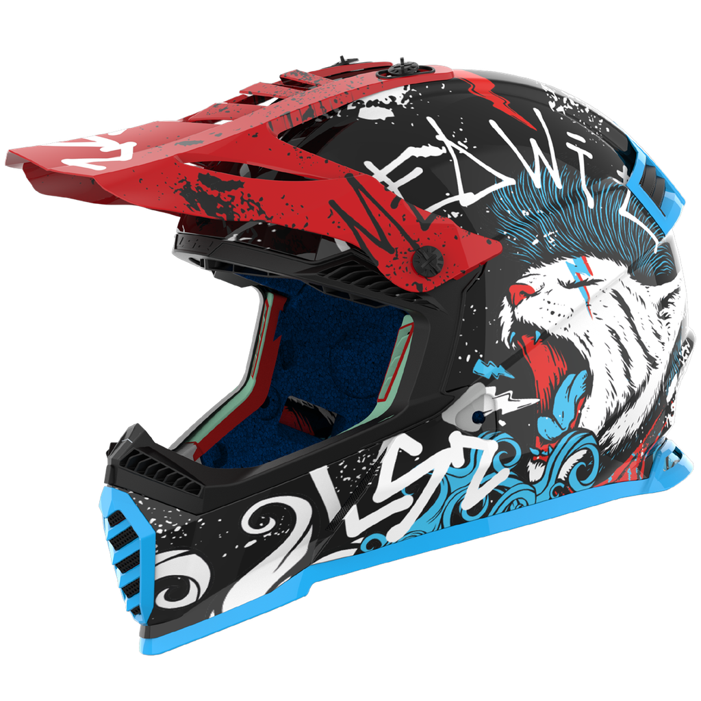 [46437J3332S] LS2 MX437 FAST II MINI STARMAW BLACK-06 (S)