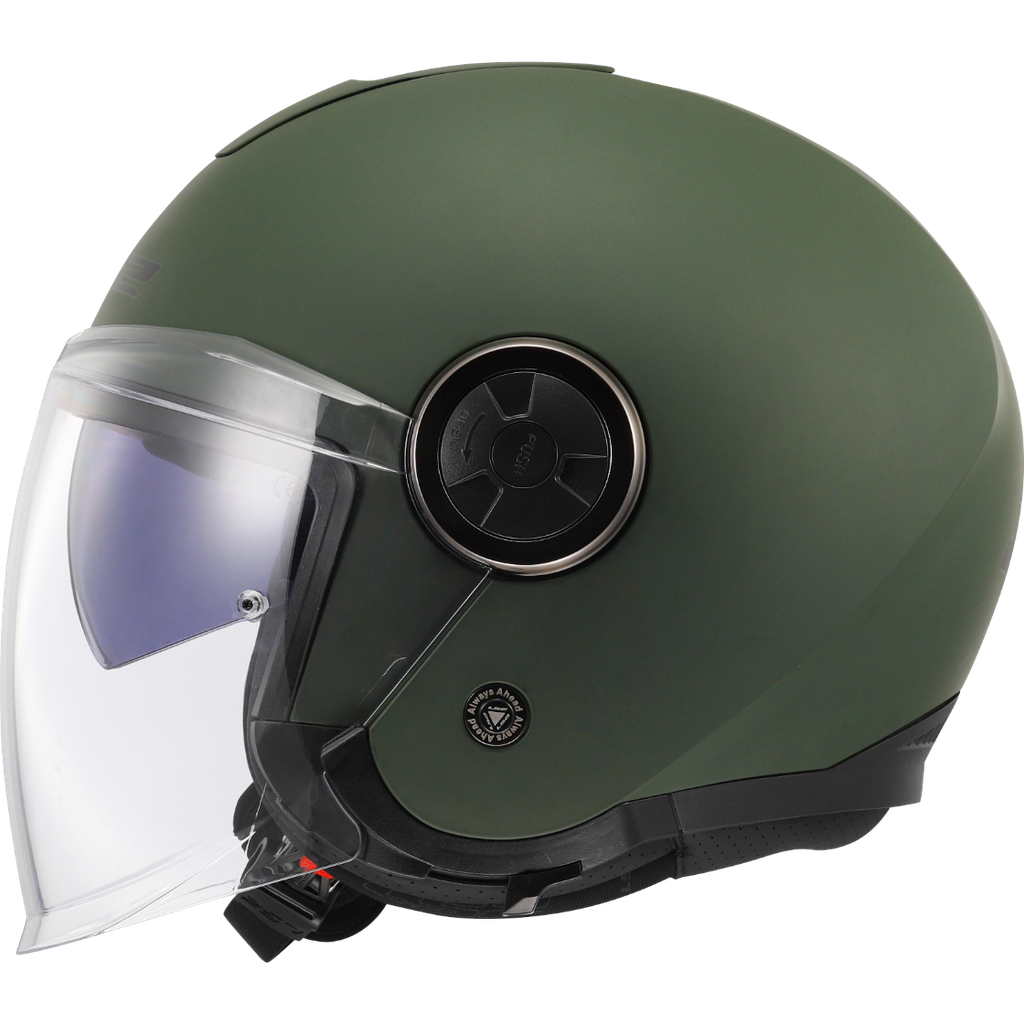 [366201062XS] LS2 OF620 CLASSY SOLID MILITARY GREEN-06 Mate (XS)