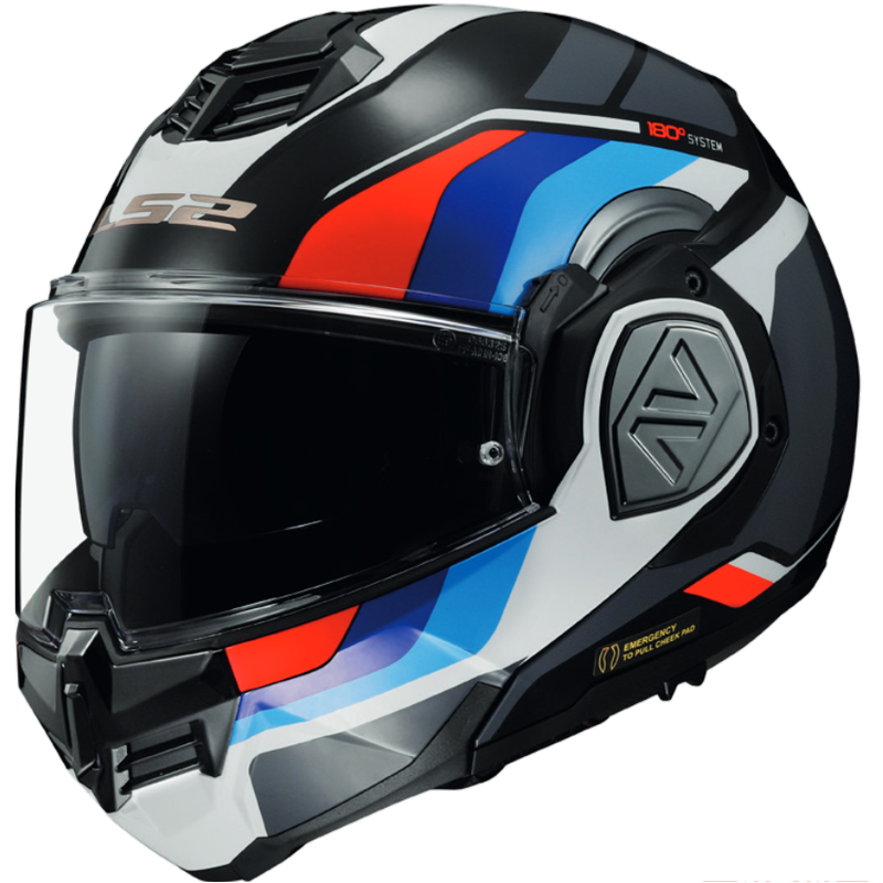 Casco LS2 FF906 ADVANT SPORT  negro azul rojo