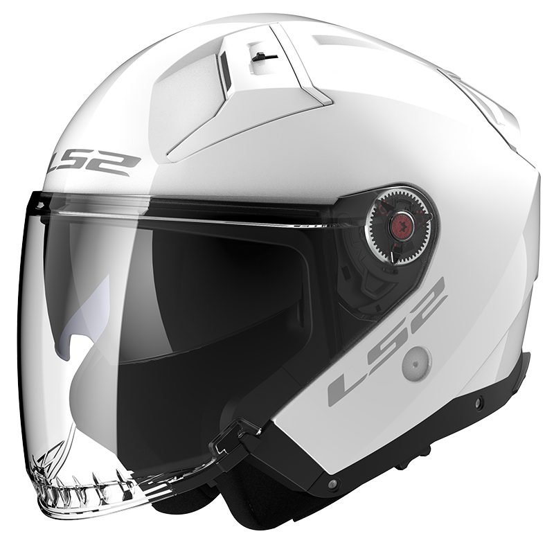 Casco LS2 OF603 INFINITY II SOLID  blanco