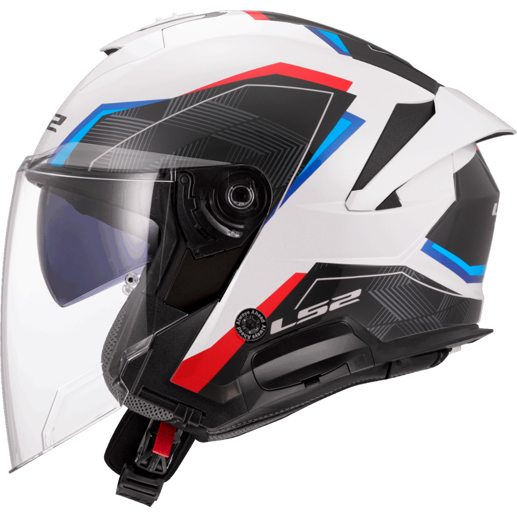 [366182026XS] LS2 OF618 VERSO II AIR WHITE BLUE RED (XS)