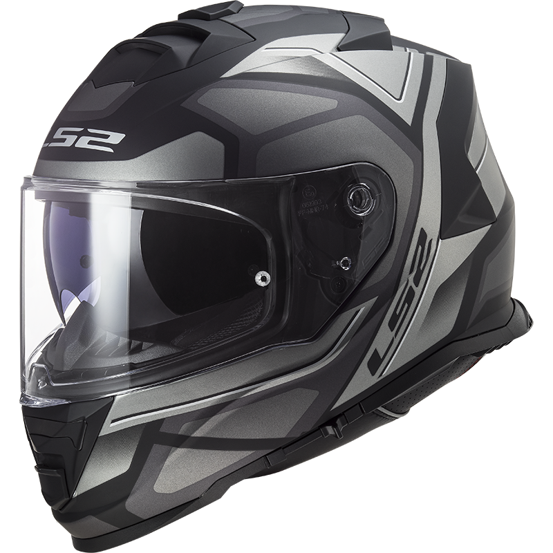 Casco LS2 FF800 STORM II FASTER titanio mate