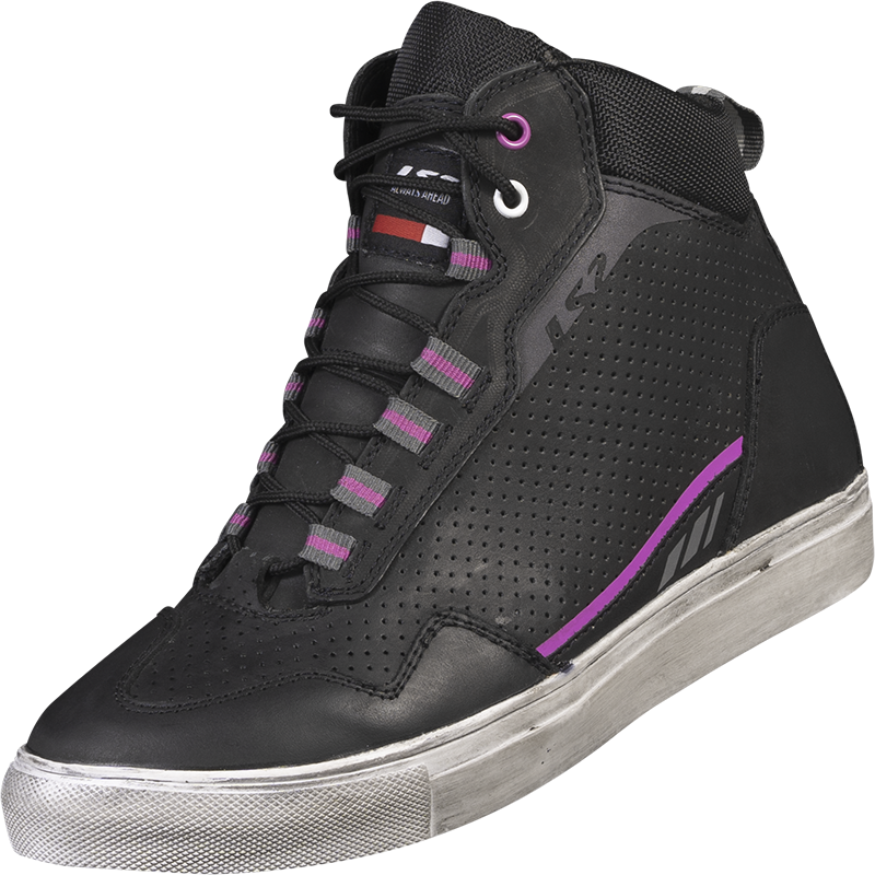 LS2 ZOE LADY BOOTS BLACK PURPLE 41