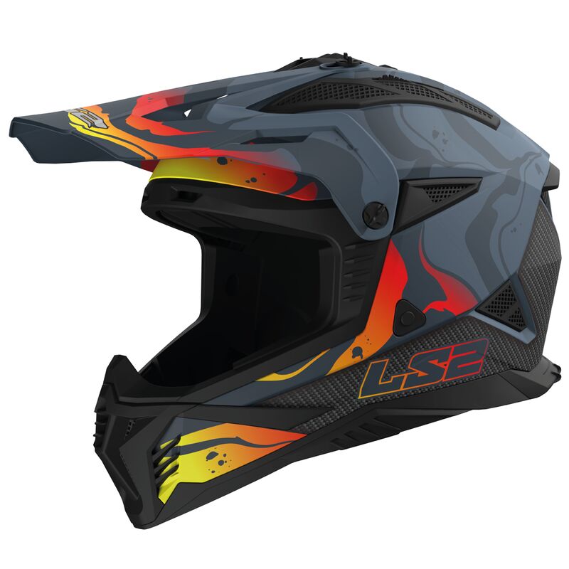 Casco LS2 LS2X708 FAST II WASH gris oscuro mate