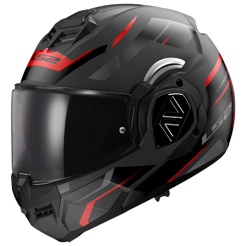 Casco LS2 FF906 ADVANT KUKA negro mate rojo