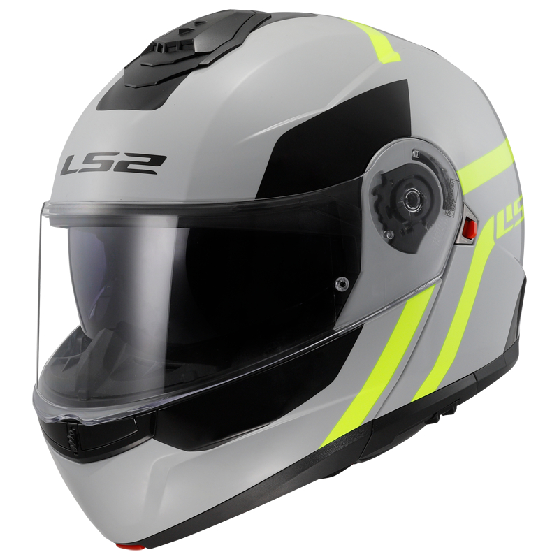 LS2 FF908 STROBE II AUTOX GRIS AMARILLO